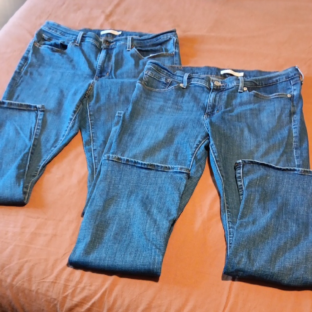 2 PAIR LEVI CLASSIC BOOTCUT SZ.12